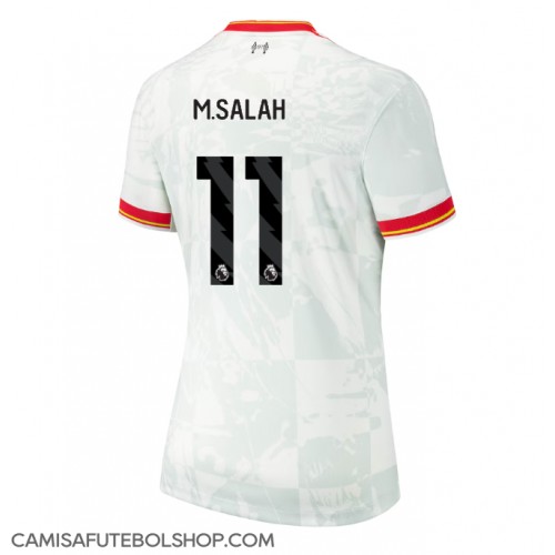 Camisa de time de futebol Liverpool Mohamed Salah #11 Replicas 3º Equipamento Feminina 2024-25 Manga Curta